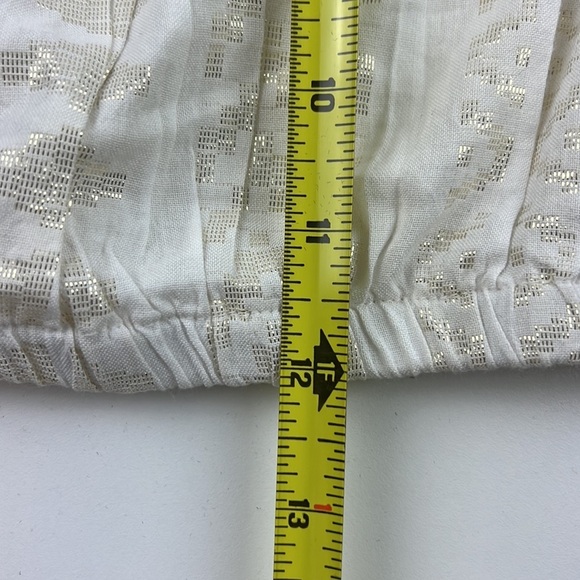 NWT Elan Women's Cropped Milkmaid Peasant Off the Shoulder Babydoll Coquette Top - Picture 5 of 7